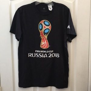 Adidas FIFA World Cup Russia 2018 tee shirt medium
